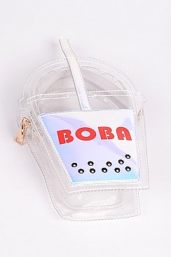 It's Boba Time Clutch Bag