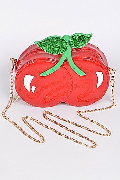 Shiny Cherry Design Clutch