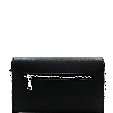 Snake Print Multi-Compartment Organizer Cross Body  MH-PPC6564