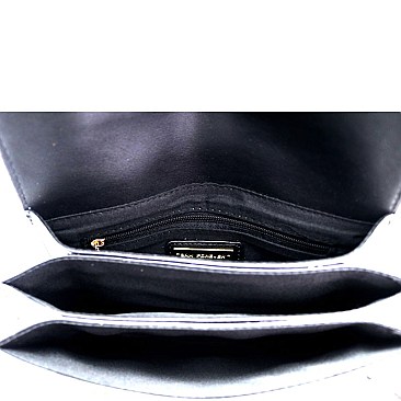 Snake Print Multi-Compartment Organizer Cross Body  MH-PPC6564