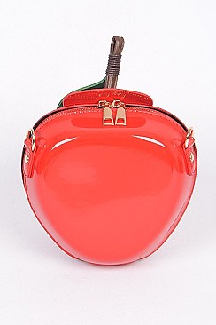 Shiny Apple Chain Clutch