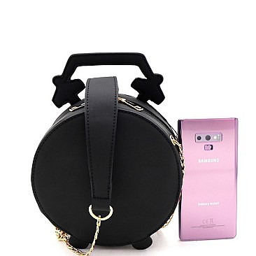 ALARM CLOCK FIGURE CROSS BODY BAG