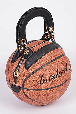 Sporty Basketball Clutch