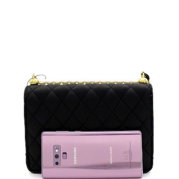 TRANSPARENT QUILTED SHOULDER BAG