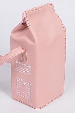 Strawberry Milk Clutch Bag