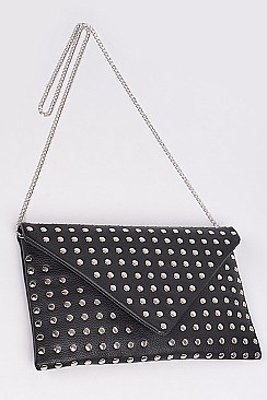 Cute Studded Envelope Clutch