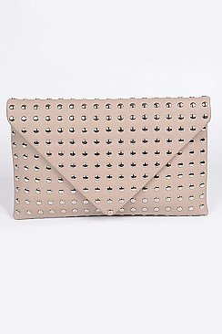 Cute Studded Envelope Clutch