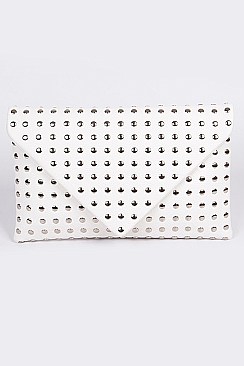 Cute Studded Envelope Clutch