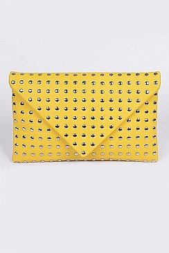 Cute Studded Envelope Clutch