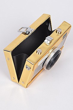 See Through Camera Clutch Bag