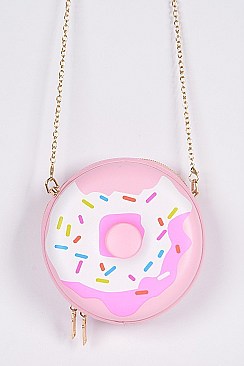 Yummy Donut Crossbody Clutch Bag
