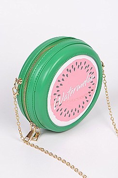 Watermelon Cross Body Clutch