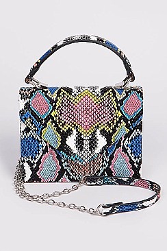 Fashion Multicolor Melt Clutch
