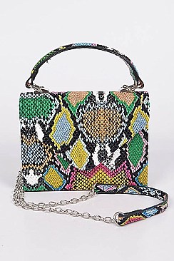 Fashion Multicolor Melt Clutch
