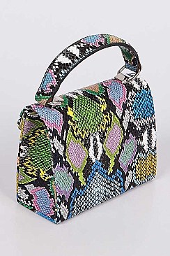 Fashion Multicolor Melt Clutch