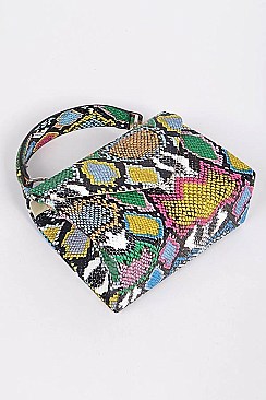 Fashion Multicolor Melt Clutch