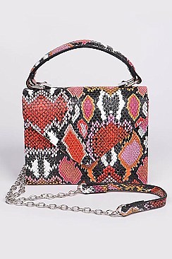 Fashion Multicolor Melt Clutch