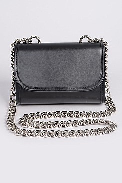 Leatherette Cross Body Clutch