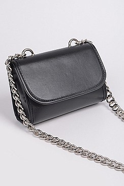 Leatherette Cross Body Clutch