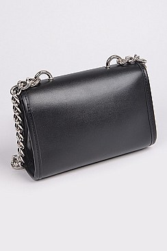 Leatherette Cross Body Clutch