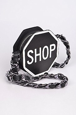 Stylish Stop Sign Clutch