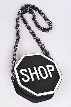 Stylish Stop Sign Clutch