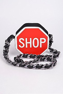 Stylish Stop Sign Clutch