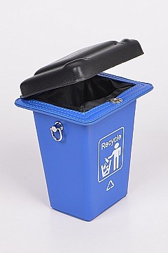 Cute Recycle Trash Can Clutch