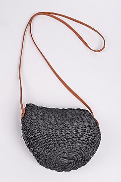 Bucket Paper Straw Clutch