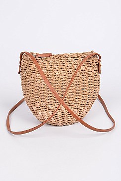 Bucket Paper Straw Clutch