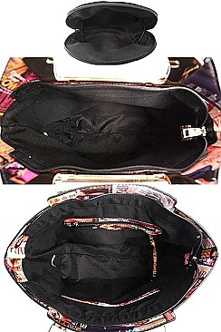 3 IN 1 MAGAZINE SATCHEL WITH LONG STRAP