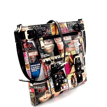 Michelle Obama Magazine Large Size Cross Body