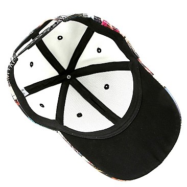 OBAMA MAGAZINE PRINT BASEBALL CAP