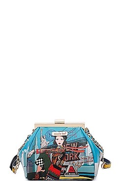 CUTE NICOLE LEE FRAME CROSS BODY BAG