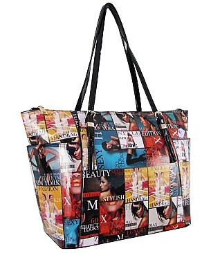 NEW MAGAZINE PICTURE TOTE BAG