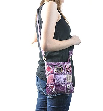 Signature Messenger Cross Body Bag with G Accent