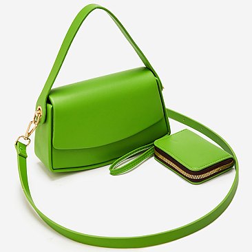 Fashion Top Handle Satchel 2-in-1 Set
