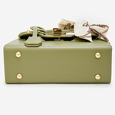 Scarf Padlock Satchel 2-in-1 Set