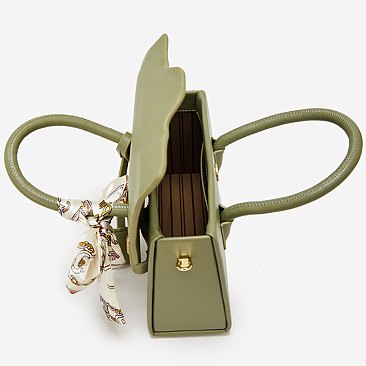 Scarf Padlock Satchel 2-in-1 Set
