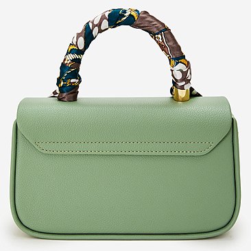 Scarf Top Handle Satchel 2-in-1 Set