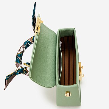 Scarf Top Handle Satchel 2-in-1 Set