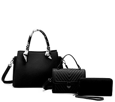 3 in 1 Fashion Satchel Bag Set