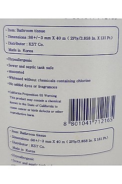 PACK OF 6 SOTTIE PREMIUM TOILET PAPER 6 ROLL