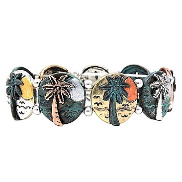 Palm Tree Elastic Bracelet