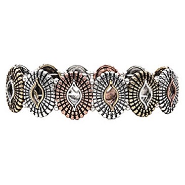 Multi-Colored Vintage Elastic Bracelet