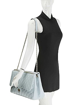 STYLISH QUILT CROSSBODY BAG