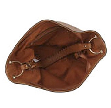 2 IN 1FAUX LEATHER CLASSIC HOBO BAG SET