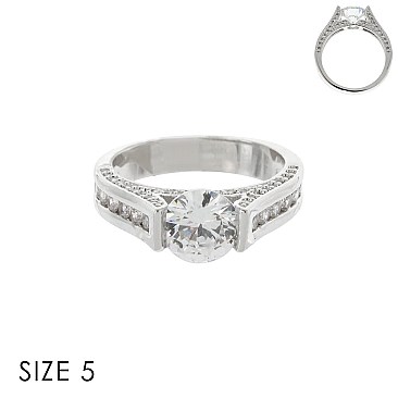 FABULOUS ENGAGEMENT STYLE CZ RING SLR1693