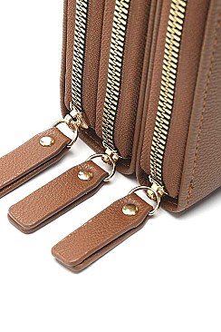 STYLISH PLAIN SMOOTH TEXTURE CROSSBODY BAG