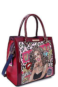 READY FOR TONIGHT PRINT TOTE BAG BY Nicole Lee